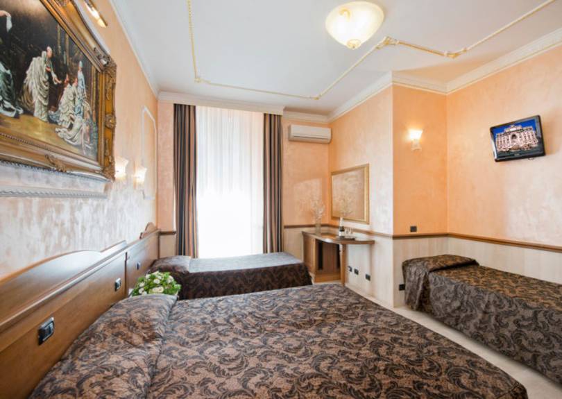 Habitación familiar Hotel Marco Polo Roma Habitación familiar Hotel Marco Polo Roma