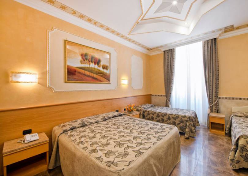 Chambre familiale Hotel Marco Polo Roma