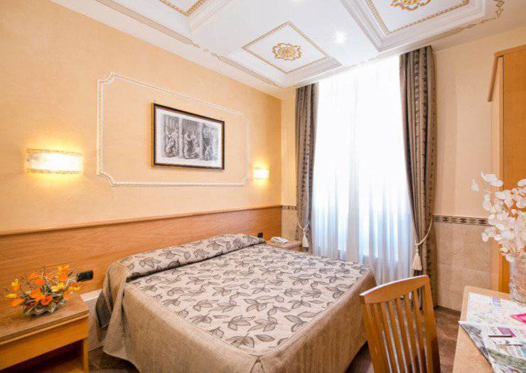 Double & twin room Marco Polo Hotel Rome