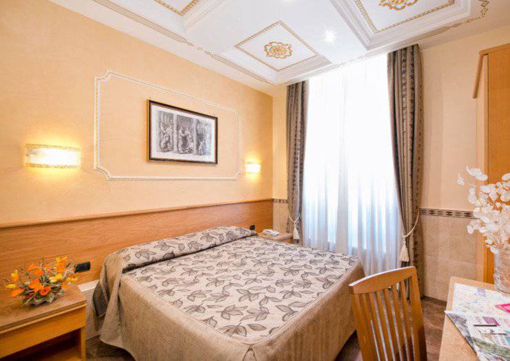 Chambre double twin Hotel Marco Polo Roma