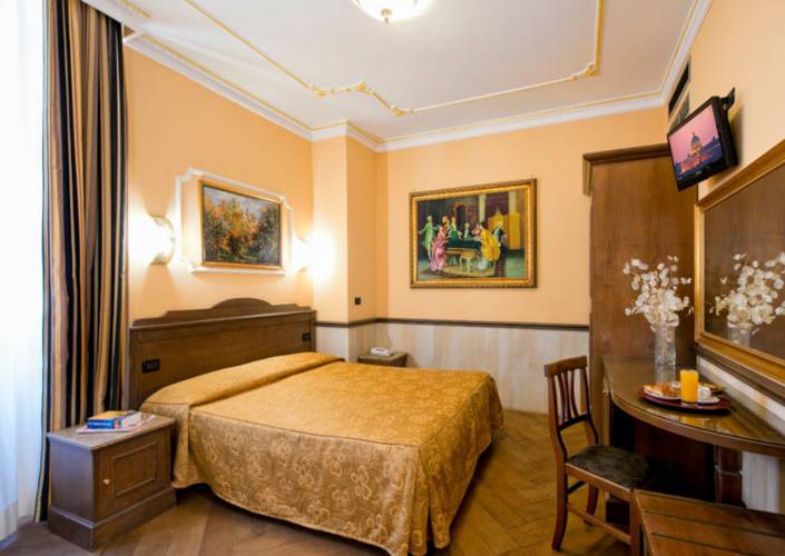 Chambre double twin Hotel Marco Polo Roma