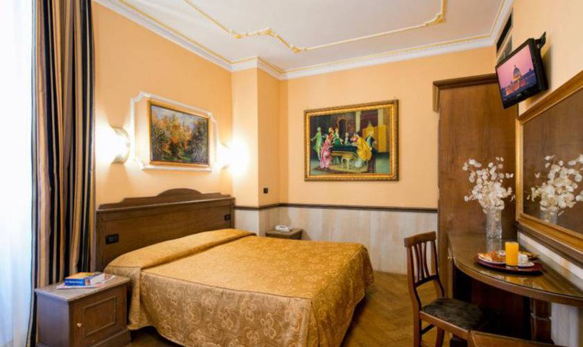 Double & twin room Marco Polo Hotel Rome