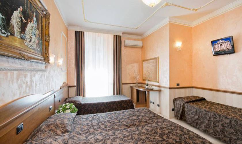 Chambre familiale Hotel Marco Polo Roma