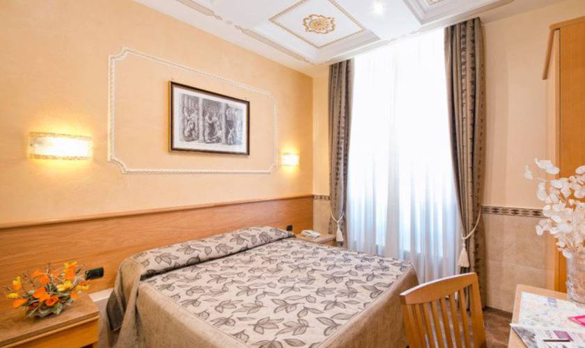 Quarto duplo / twin Hotel Marco Polo Roma